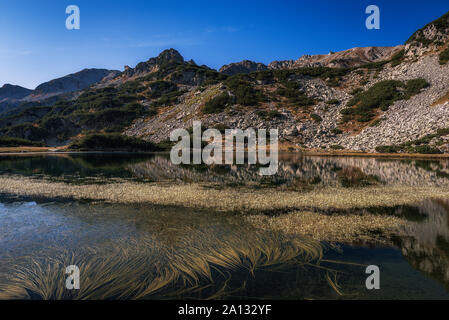 Muratovo lake, Pirin Mountain, Bulgaria Stock Photo