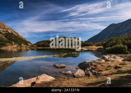 Muratovo lake, Pirin Mountain, Bulgaria Stock Photo