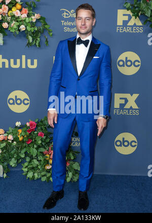 Los Angeles, United States. 22nd Sep, 2019. LOS ANGELES, CALIFORNIA, USA - SEPTEMBER 22: Justin Hartley arrives at the Walt Disney Television 2019 EMMY Award Post Party held at Otium on September 22, 2019 in Los Angeles, California, United States. (Photo by David Acosta/Image Press Agency) Credit: Image Press Agency/Alamy Live News Stock Photo