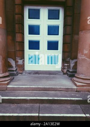 Colour palette door, Glasgow. Stock Photo