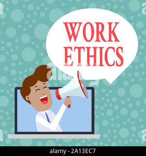 Handwriting text Code Of Ethics. Conceptual photo basic guide for ...