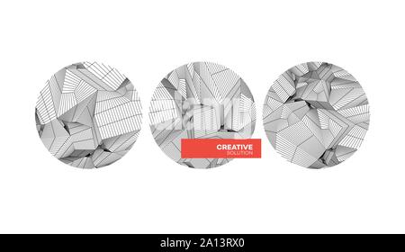 Sphere with grid lines. Global digital connections. Wireframe Abstract 3d grid design. Molecular grid. Futuristic connection structure Stock Vector