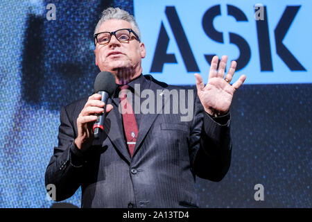 BFI Southbank, London, UK. 23rd Sep, 2019. Mark Kermode on stage at Mark Kermode in 3d. Picture by Credit: Julie Edwards/Alamy Live News Stock Photo
