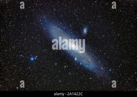 Messier 31, the Andromeda Galaxy. Stock Photo