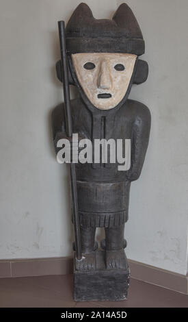 Statue from the ancient ruins of Chan Chan, Trujillo, Peru Stock Photo