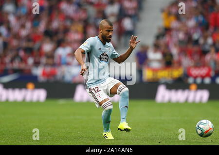 Madrid, Spain. 21st Sep, 2019. Rafinha (Celta) Football/Soccer : Spanish 'La Liga Santander' match between Club Atletico de Madrid 0-0 RC Celta de Vigo at the Estadio Wanda Metropolitano in Madrid, Spain . Credit: Mutsu Kawamori/AFLO/Alamy Live News Stock Photo