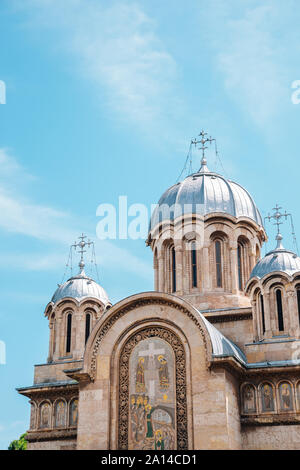 Saints Constantine and Helena Cathedral in Hunedoara, Romania Stock Photo