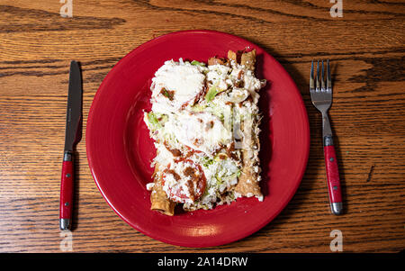 Plated Food with Soft Warm Light with Wooden Background Stock Photo