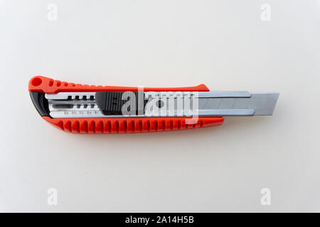 A red cutter isolated on white background. Stock Photo