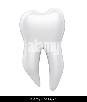 Molar Tooth Isolated Stock Photo