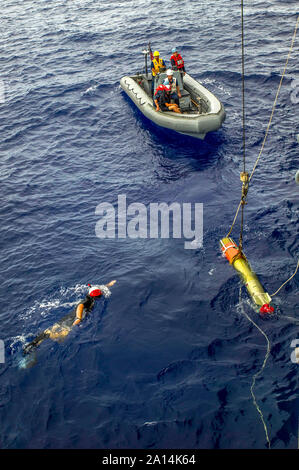 US Navy A MK-46 torpedo launch from USS Preble DDG 88 Stock Photo - Alamy