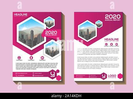Brochure design, cover modern layout, annual report, poster, flyer in A4  design vector template Stock Vector