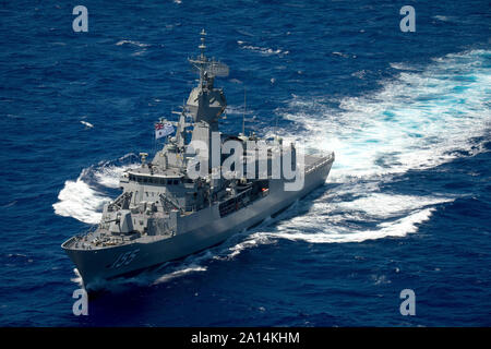 Royal Australian Navy Anzac Class frigate HMAS Ballarat. Stock Photo