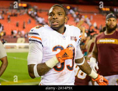 Chicago Bears free safety Eddie Jackson (4) defends during an NFL football  game against the Green Bay Packers Sunday, Oct 17. 2021, in Chicago. (AP  Photo/Jeffrey Phelps Stock Photo - Alamy