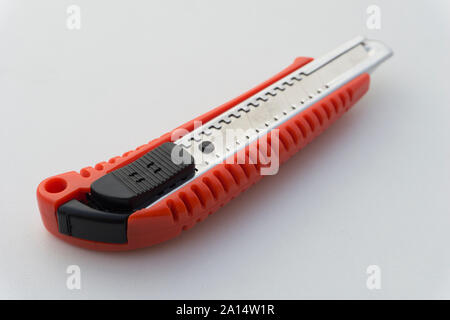 A red cutter isolated on white background. Stock Photo