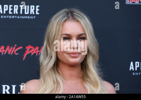 'Satanic Panic' Los Angeles Premiere at the Egyptian Theatre in Los Angeles, California on August 23, 2019 Featuring: Rebecca Romijn Where: Los Angeles, California, United States When: 24 Aug 2019 Credit: Sheri Determan/WENN.com Stock Photo