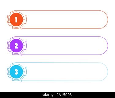 technology Infographics vector template Stock Vector