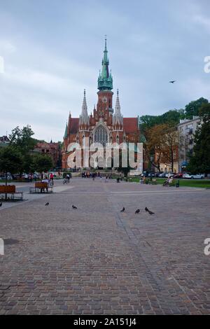 Église Saint-Joseph in Krakow Stock Photo