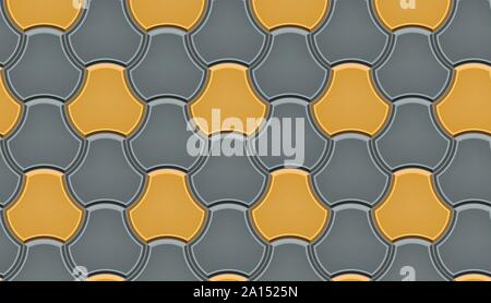 Seamless pattern of milano cobblestone pavers Stock Vector