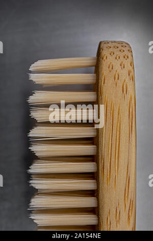 toothbrusch made from bamboo no plastic Stock Photo