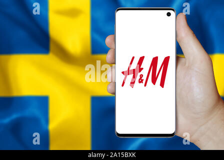 Hm Sign On The Wall Hm Hennes Mauritz Ab Is A Swedish Multinational  Clothingretail Company Clothing For Men Women Teenagers And Children Stock  Photo - Download Image Now - iStock