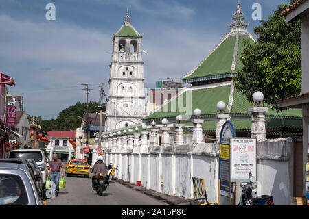 Malaysia, Malacca City: Kampung Kling Mosque The city is registered as a UNESCO World Heritage Site Stock Photo