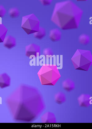 Rkh Rendering The Platonic Solids Stock Photo - Alamy