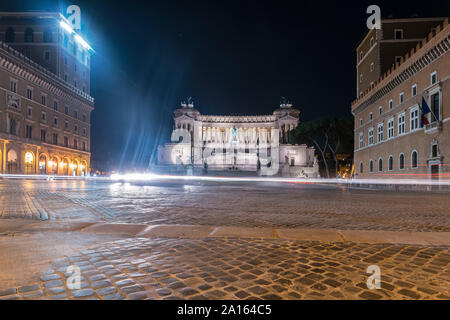 View to Monumento a Vittorio Emanuele II, Rome, Italy Stock Photo