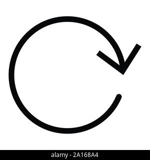 Circular, circle arrow right. Radial arrow icon, symbol. Clockwise ...