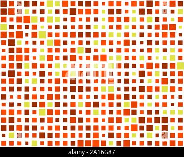 squares pixelated, block pixels random mosaic pattern / background. fusion checkered grid, mesh. shuffle, diffuse scatter squares. clutter matrix. geo Stock Vector