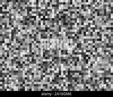 squares pixelated, block pixels random mosaic pattern / background. fusion checkered grid, mesh. shuffle, diffuse scatter squares. clutter matrix. geo Stock Vector