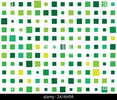 squares pixelated, block pixels random mosaic pattern / background. fusion checkered grid, mesh. shuffle, diffuse scatter squares. clutter matrix. geo Stock Vector