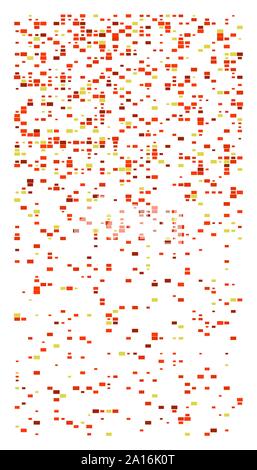 squares pixelated, block pixels random mosaic pattern / background. fusion checkered grid, mesh. shuffle, diffuse scatter squares. clutter matrix. geo Stock Vector
