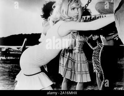 Stella Stevens, on-set of the Film, "Cleopatra Jones and The Casino Of
