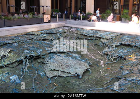 Forgotten Streams art installation, a creation by Cristina Iglesias, a  Spanish artist born in 1956 in San Sebastian. The installation is outside  the L Stock Photo - Alamy