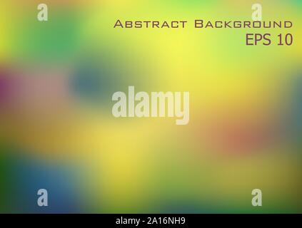Abstract blur background. Multi-colored banner of bright colors. Background with place for your text. Vector EPS10 Stock Vector