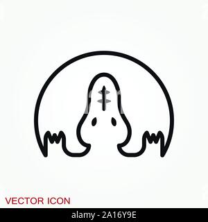 Crocodile icon. zoo animal flat design. vector symbol Stock Vector