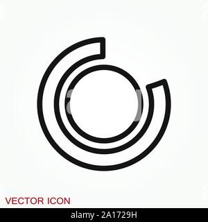 Graph and Diagram icon. Analytics and business symbols. Stock Vector