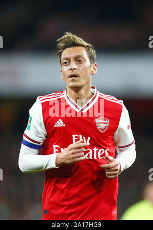 London, UK. 24th Sep, 2019. LONDON, United Kingdom, SEPTEMBER 24 Mesui Ozil of Arsenal during Carabao Cup Third Round between Arsenal and Nottingham Forest at Emirates stadium, London, England on 24 September 2019. Credit: Action Foto Sport/Alamy Live News Stock Photo