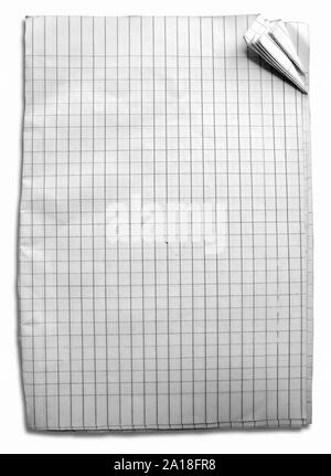 Close-up of blank papers Stock Photo