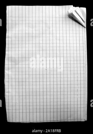 Close-up of blank papers Stock Photo
