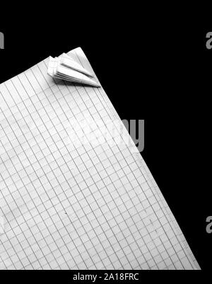 Close-up of blank papers Stock Photo