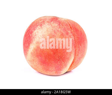 Peach isolated on white background Stock Photo