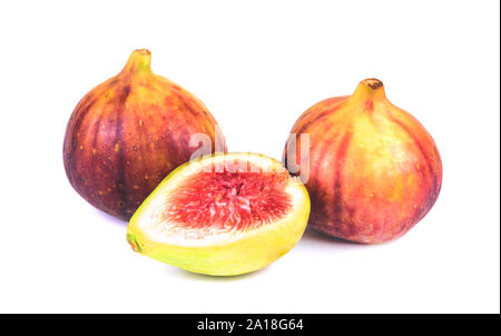 Figs isolated on white background. Stock Photo