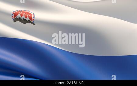 Flags of the federal subjects of Russia Stock Photo