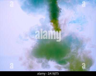 Multi Color Fire Flame Abstract . A mystic colorful smoke. Blurry bright abstraction with colored lines. Magic, texture Image. Stock Photo
