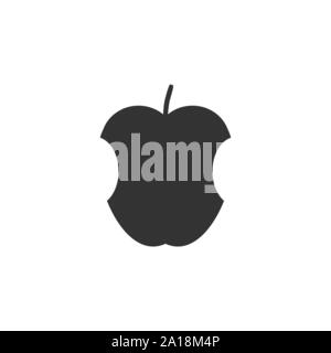 Apple, fruit icon. Vector illustration, flat design. Stock Vector