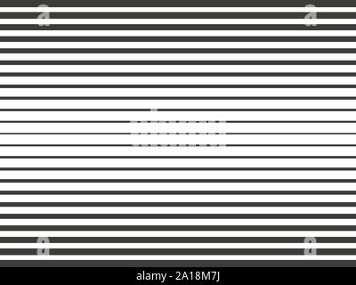 Horizontal lines, linear halftone. Pattern with horizontal stripes. Vector illustration. Stock Vector