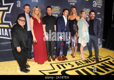 Charlie Day, Mary Elizabeth Ellis, Kaitlin Olson, Rob McElhenney, Glenn  Howerton It's Always Sunny in Philadelphia & The League Season Premiere  Hollywood. USA - 09.10.12 Where: Hollywood, CA When: 09 Oct 2012 Stock  Photo - Alamy