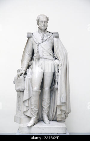 King Leopold 1 the first 1790-1865 by Guillaume Geefs.German prince who became the first King of the Belgians.reigned between 1831 and 1865 Stock Photo